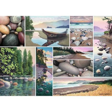 Puzzle Colaj Coasta De Vest, 1000 Piese - imagine 7